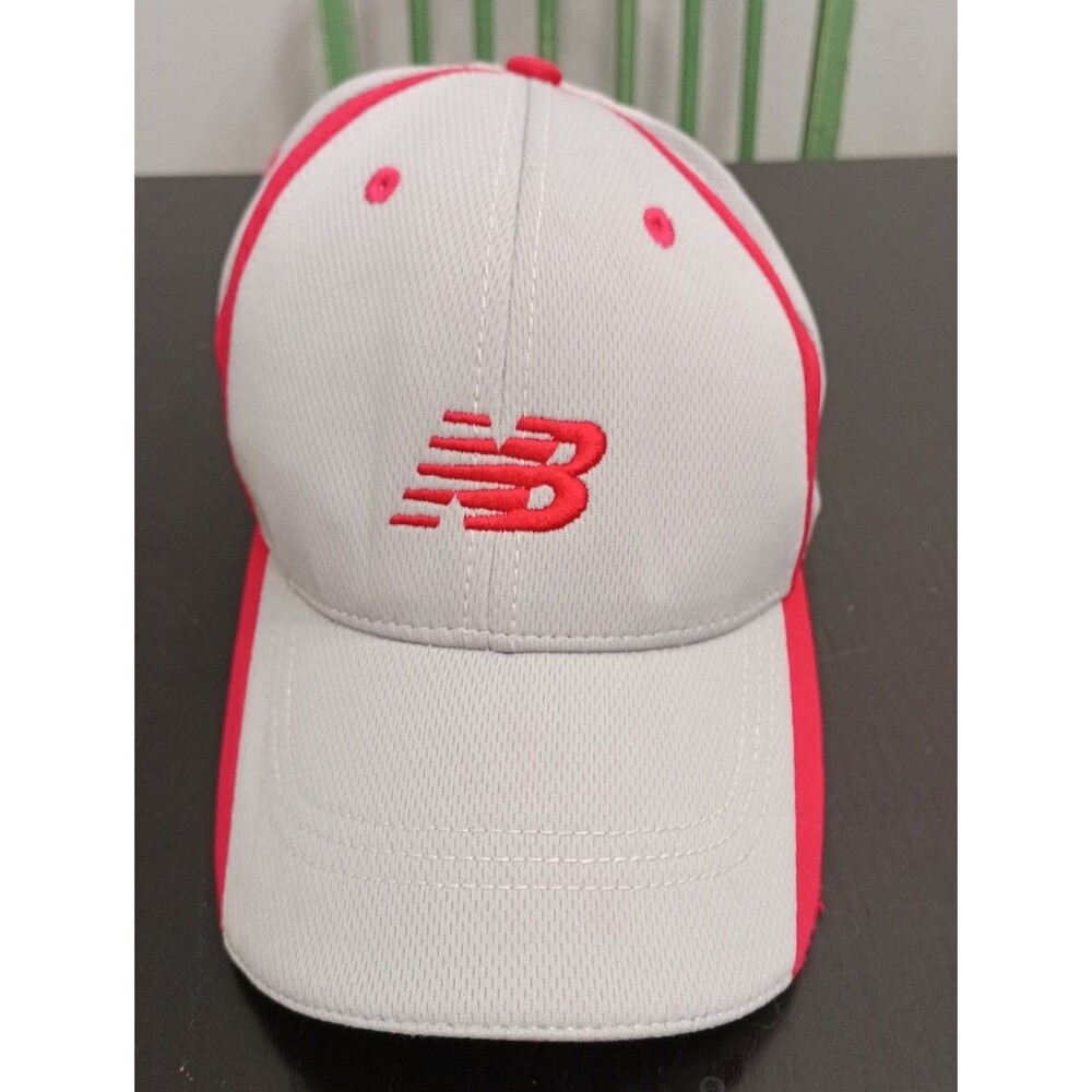 New Balance Women's Hat Pink & Gray Adjustable Cap